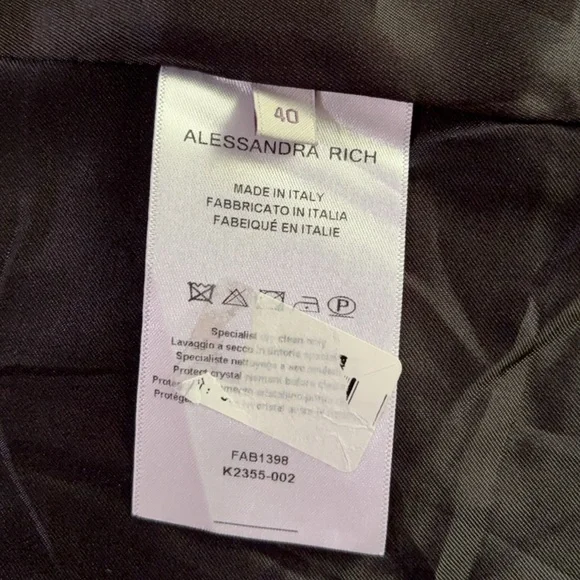 Alessandra Rich Runway Wool Blazer - Picture 12 of 13